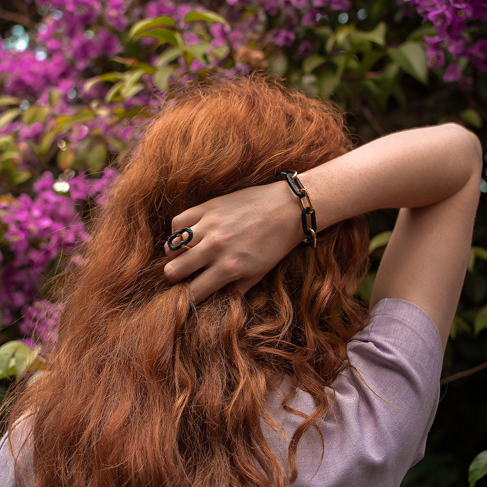 ブレスレット アンプラント アニマル 5 クリスタル