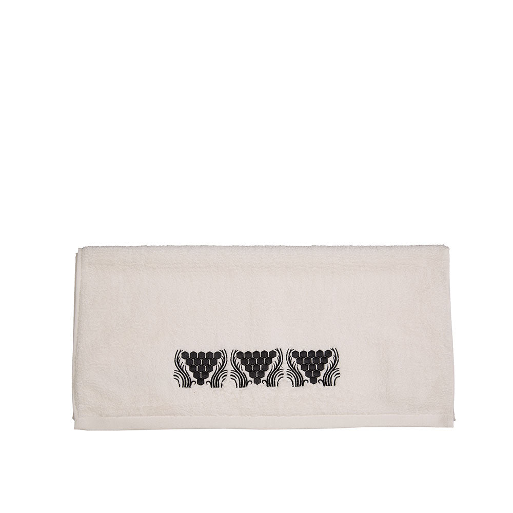 ハンドタオル 刺繍 レザン