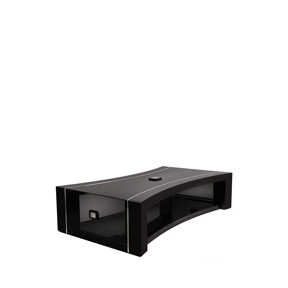 ローテーブル カーブ レザン