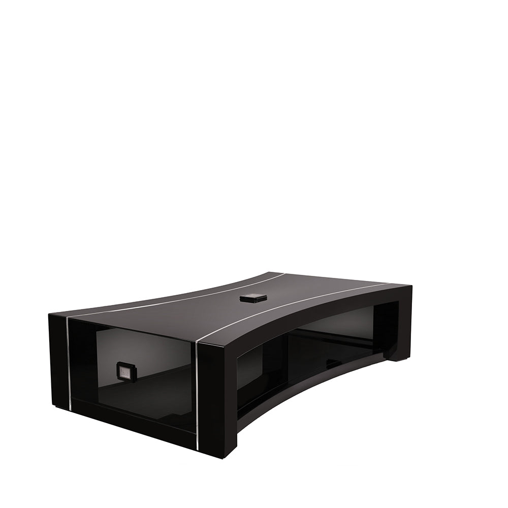 ローテーブル カーブ レザン