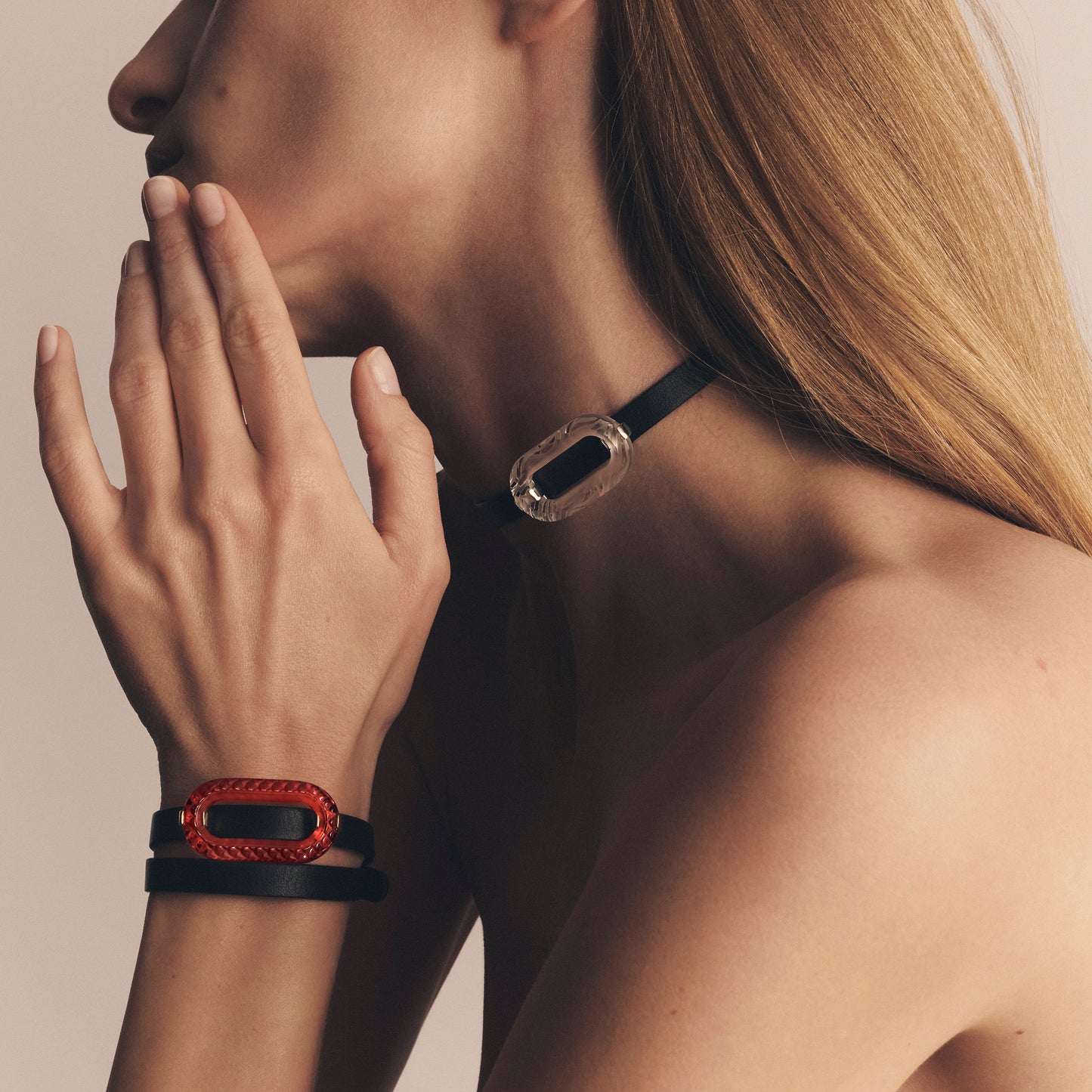 ブレスレット キュイール アンプラント アニマル