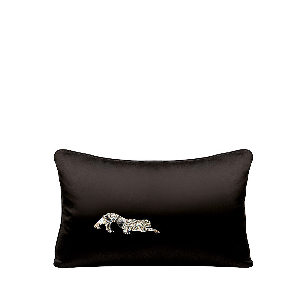 クッション ビーズ装飾 パンテール SM