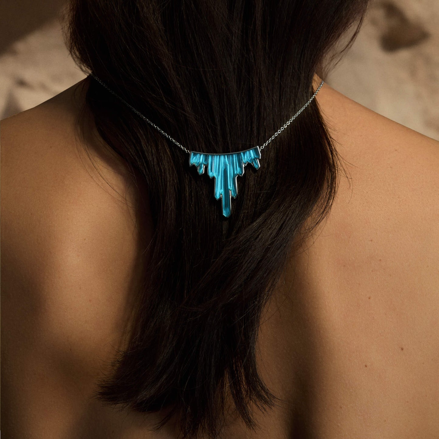 ネックレス テラミネラル3クリスタル