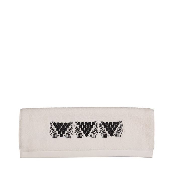 ハンドタオル 刺繍 レザン