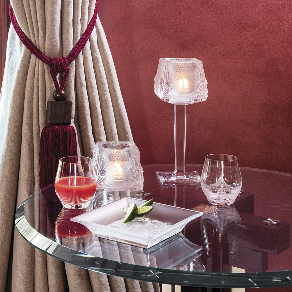 キャンドルホルダー マスク ド ファム スタンド付き – Lalique Japan キャンドルホルダー マスク ド ファム スタンド付き – Lalique Japan