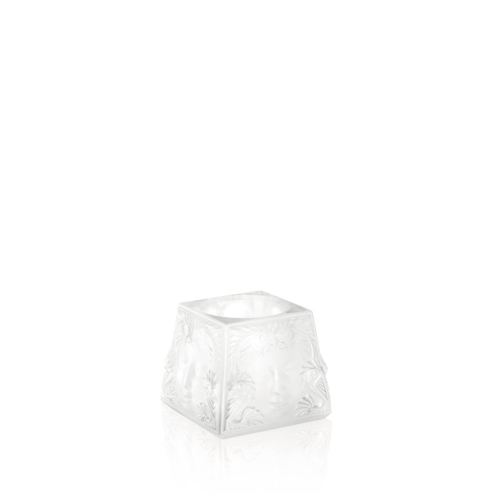 ❤️Lalique ルネラリックの クリスタル製キャンドルホルダー　A1491 ❤️Lalique ルネラリックの クリスタル製キャンドルホルダー A1491