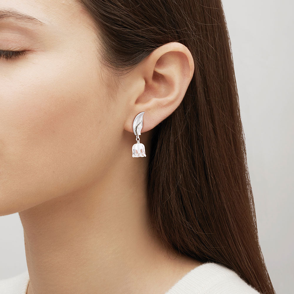 LALIQUE ミュゲピアス ミュゲ チェーンピアス ゴールド｜ラリック公式オンラインショップ