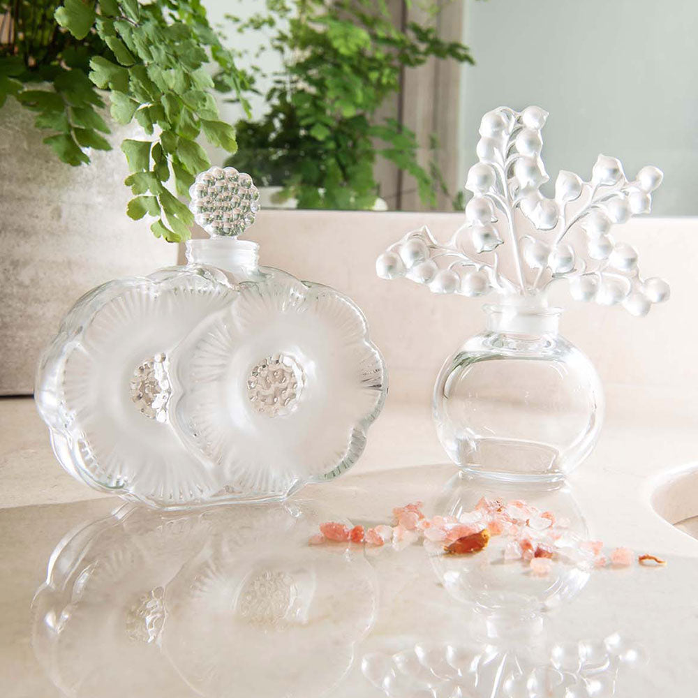 フ*ン様 LALIQUE 花瓶 フランス LALIQUE(ラリック) シャンゼリゼ クリスタル 繊細な