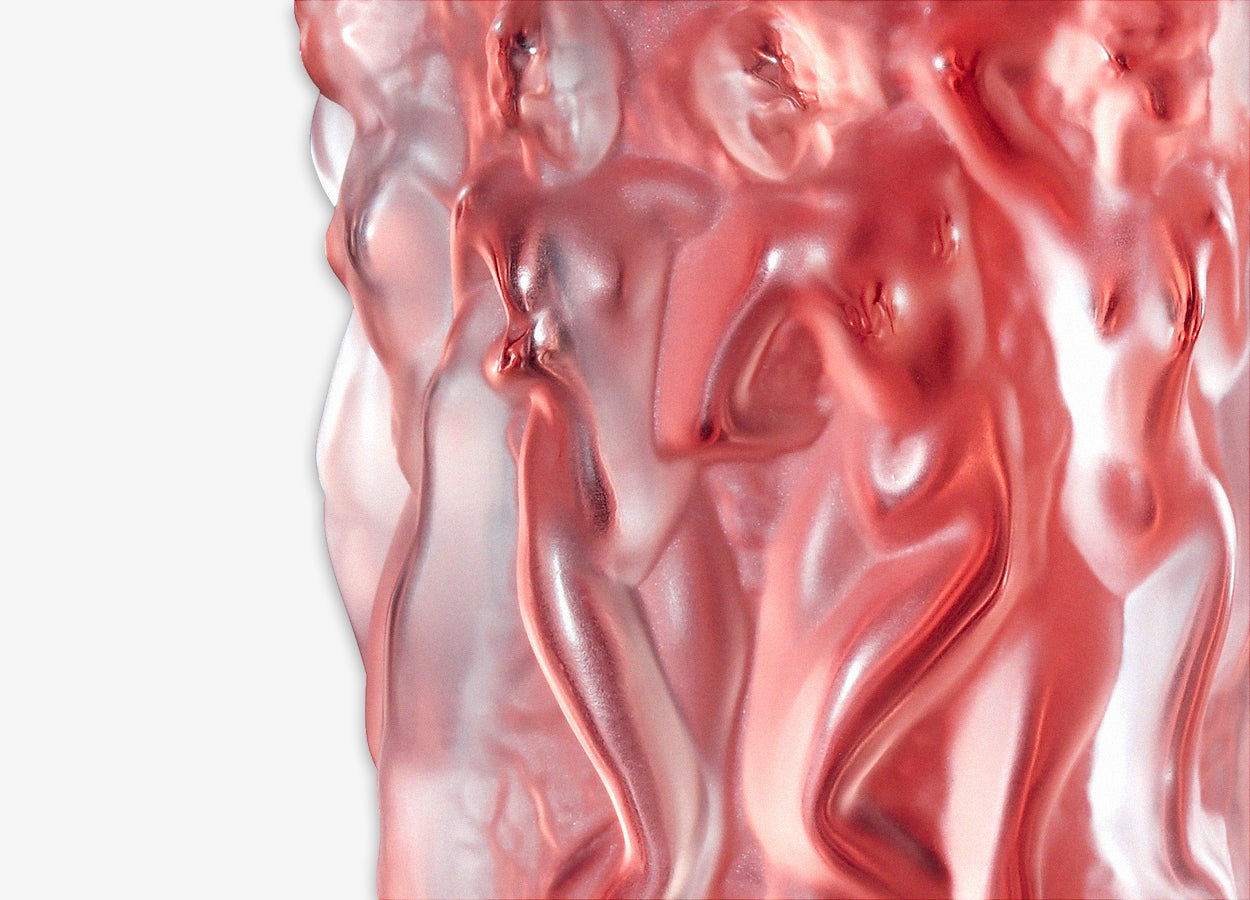 LALIQUE ラリック オブジェFLORE フロール 裸婦 クリスタル ラリック フィギュリン ○ フロレアル ライラック オパルセント
