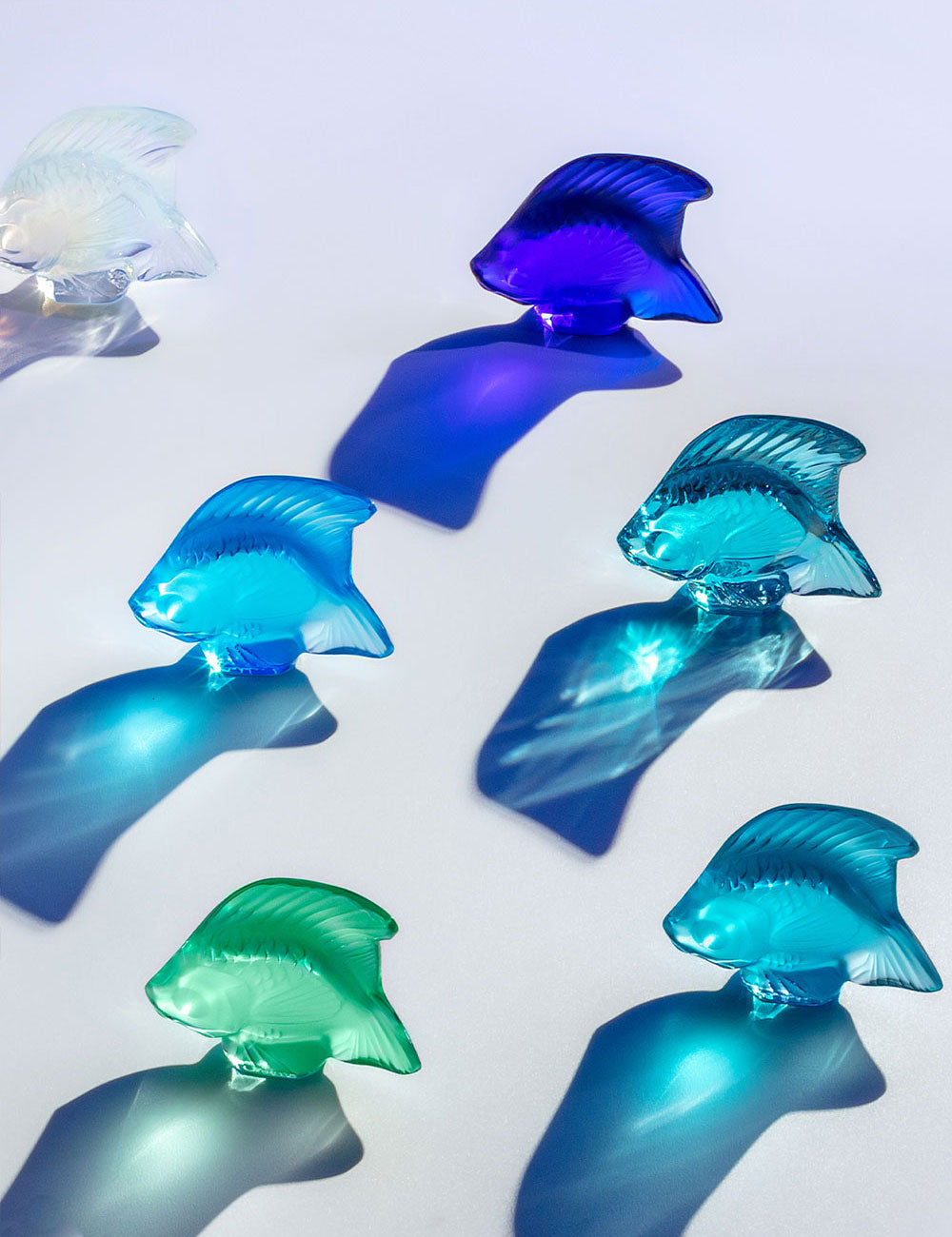 ◆ LALIQUE ラリック◆クリスタル置物 トンボ クリアパープル ◇ LALIQUE ラリック◇クリスタル置物 トンボ クリアパープル
