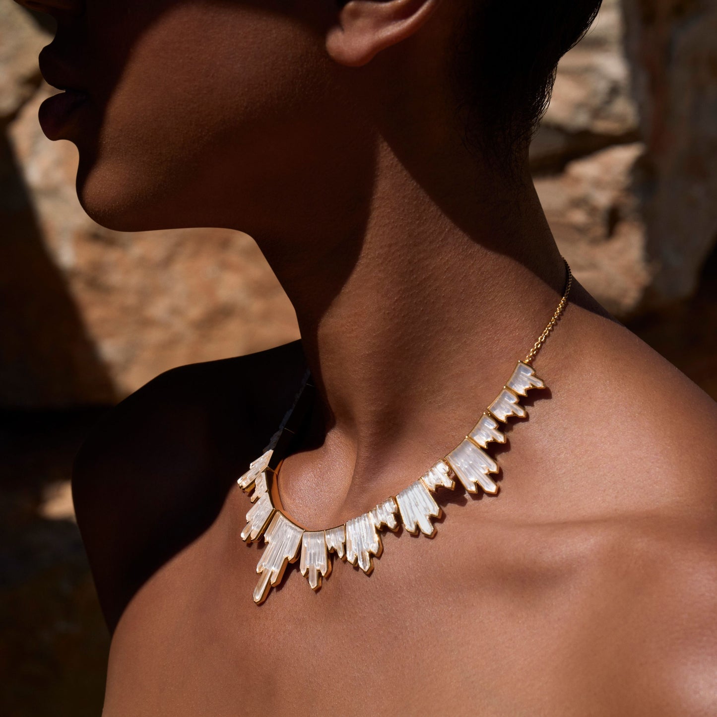 ネックレス テラミネラル21クリスタル