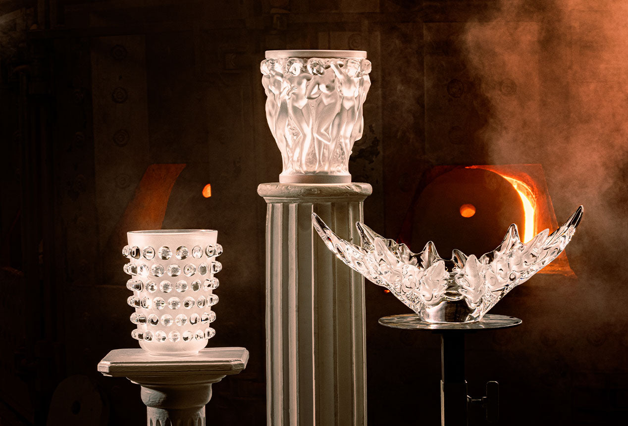 ○激レア LALIQUE Mésanges ラリック クリスタル テーブルランプ ○激レア LALIQUE Mésanges ラリック クリスタル テーブルランプ