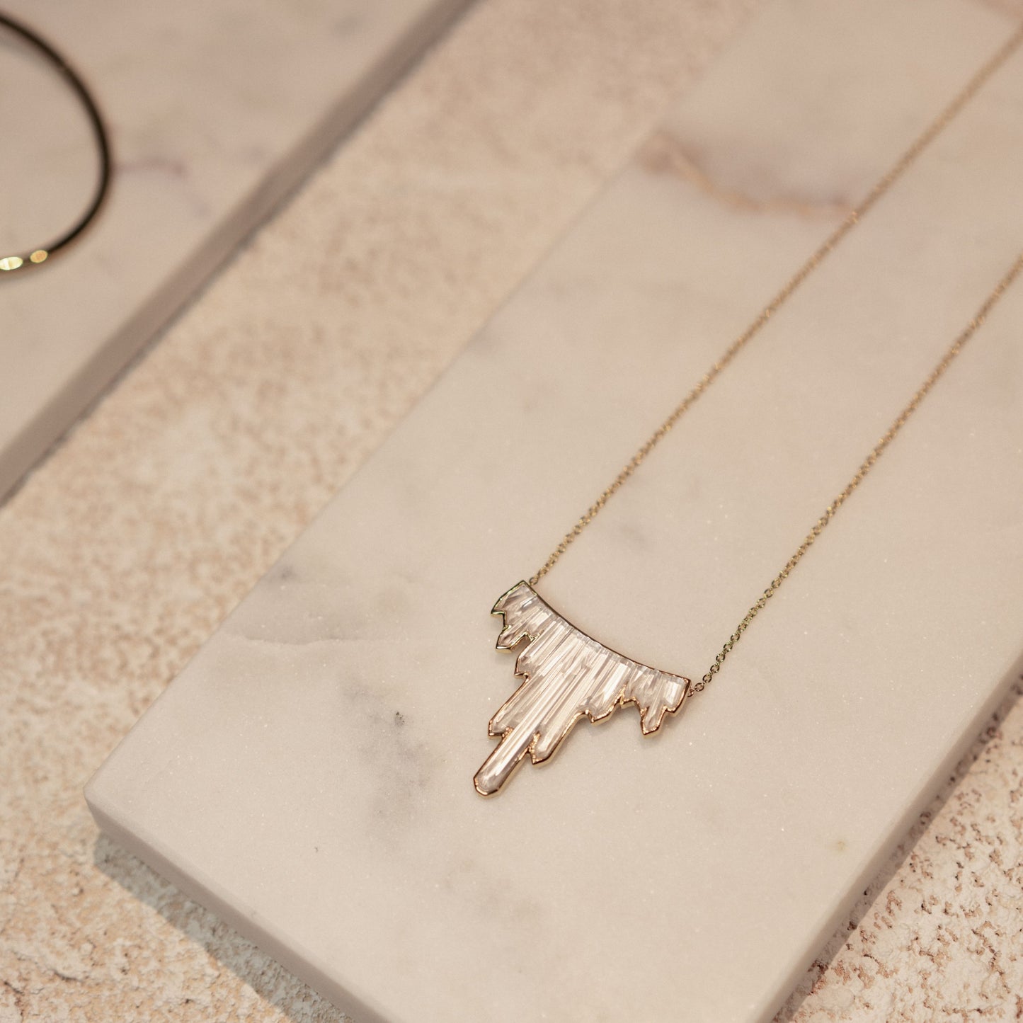 ネックレス テラミネラル3クリスタル