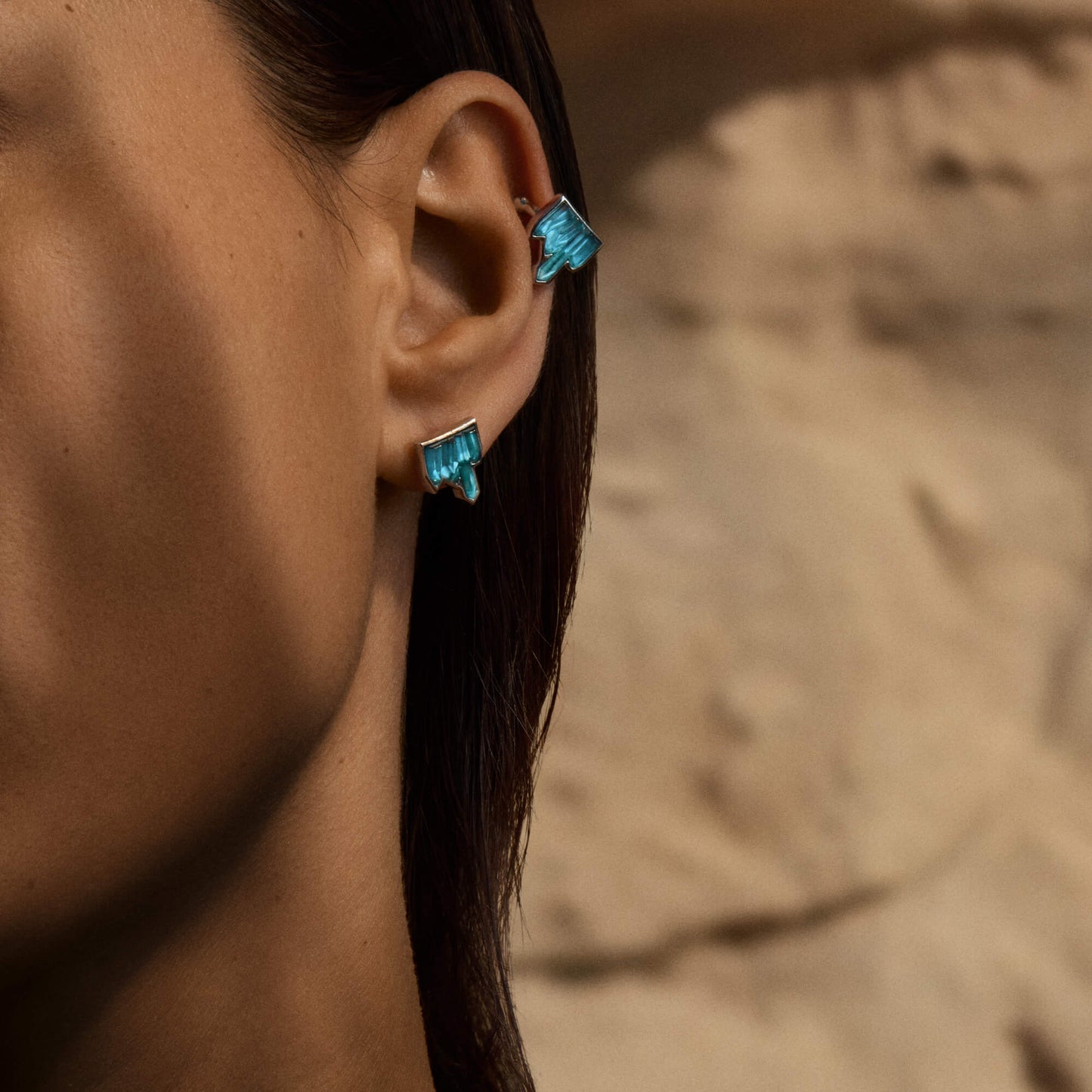 テラミネラル スタッド ピアス