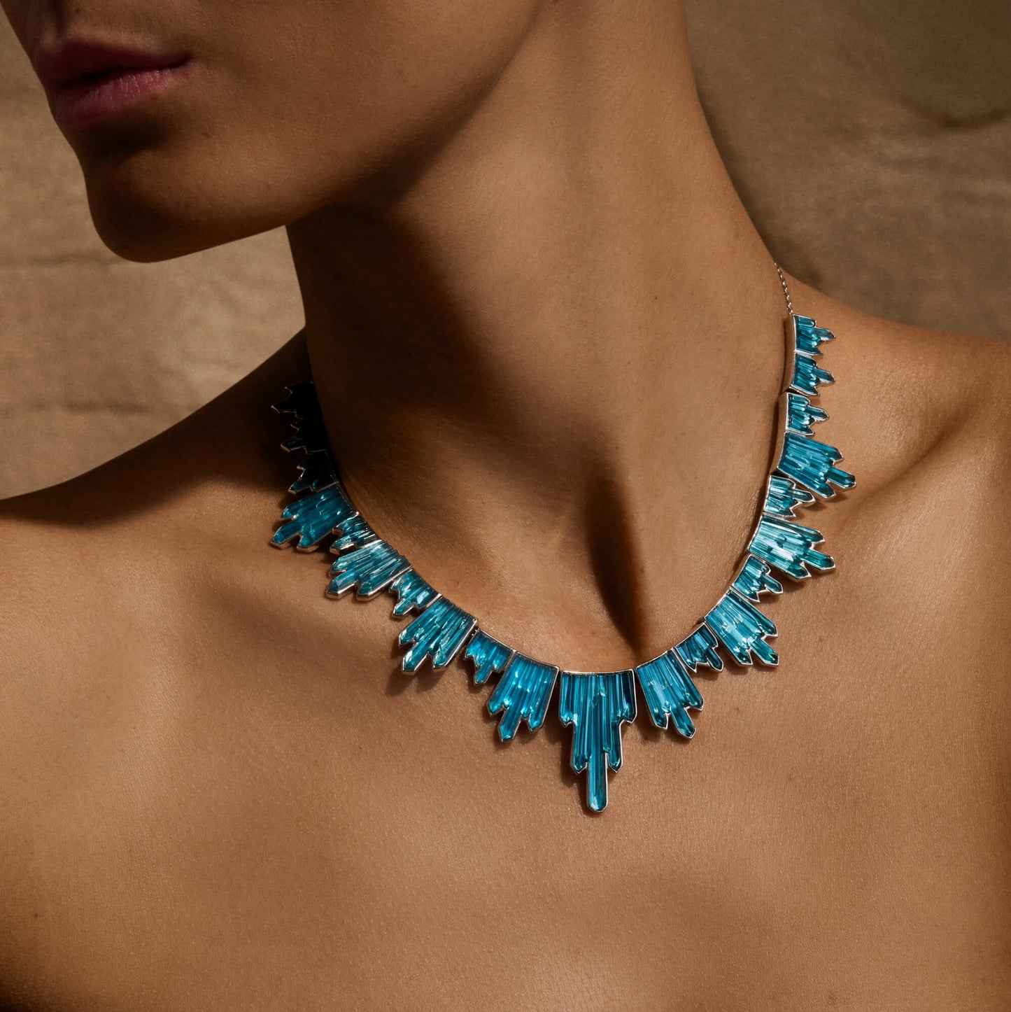 テラミネラル ネックレス 21クリスタル