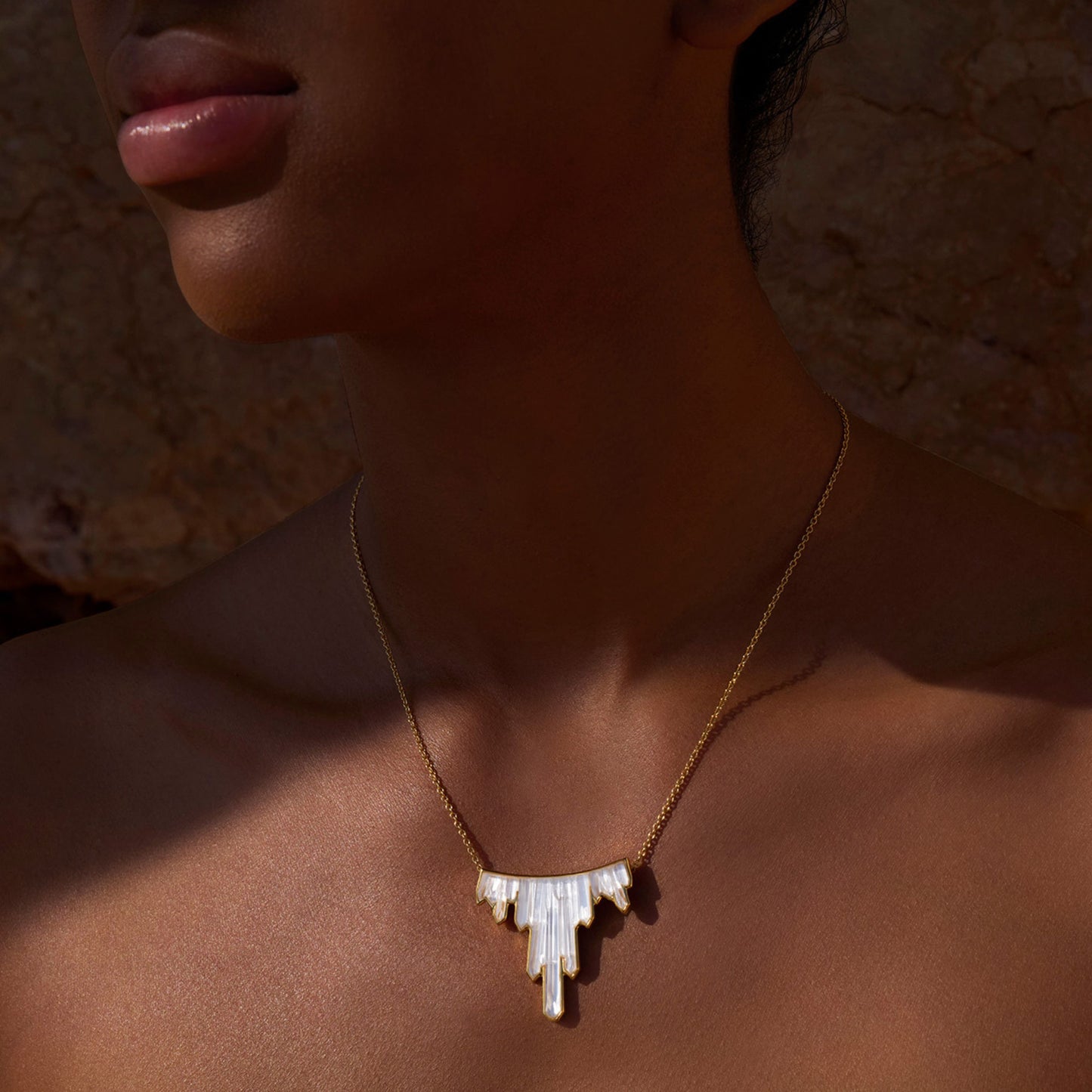 テラミネラル ネックレス 3クリスタル