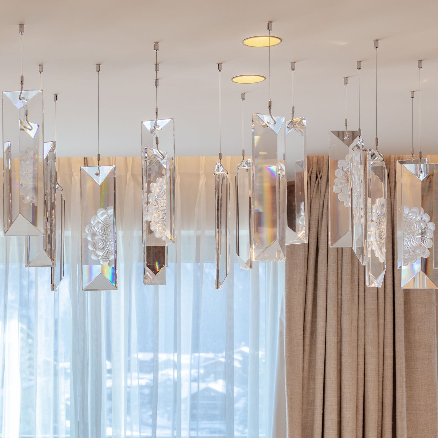 シーリングランプ セリーンシンプルプリズム ダリア